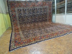 Exquisite 1950’s Authentic Vintage Mint Hand Made Knotted Rug 9′.8″ x 12′.4″