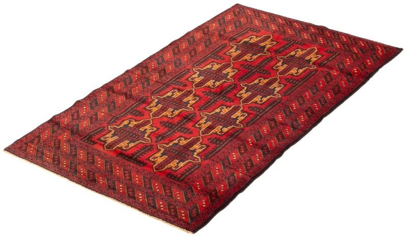 Traditional Vintage Hand-Knotted Area Rug 3'9" x 6'3" Oriental Wool Carpet gallery