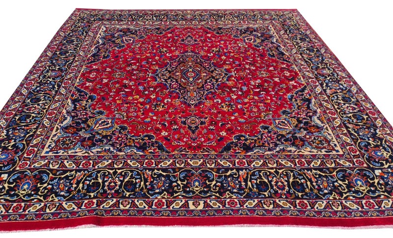 Amazing Hand Knotted Vintage Mashoud Wool Area Rug 10.0 x 9.5 Ft gallery