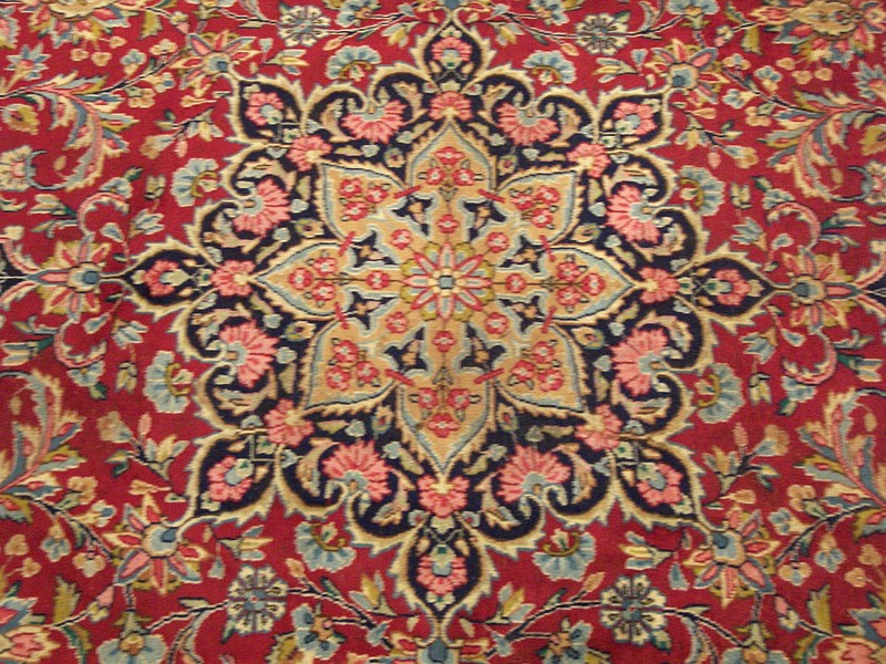 10 x 13 Vintage High Quality Handmade Antique 1930s Lavar Fine Wool Oriental Rug gallery
