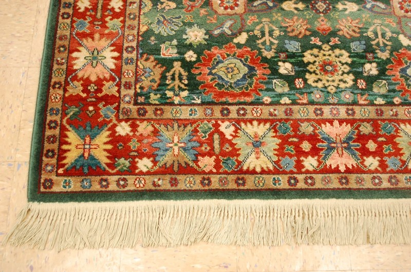 MINT AUTHENTIC AMERICAN KARASTAN KUBA DESIGN RUG 5.9x9 PATTERN # 700/797 gallery
