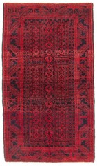 Traditional Vintage Hand-Knotted Area Rug 3’3″ x 5’8″ Oriental Wool Carpet