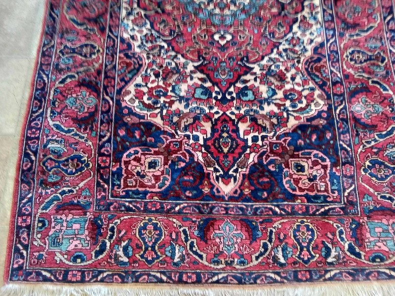 Authentic Hand Knotted rug (Bibi-baft) Area Rug 4'7" x 6'11" gallery