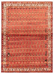 Vintage 4’6″ x 6’5″ Traditional Hand Knotted Vegetable Dye Wool Area Rug