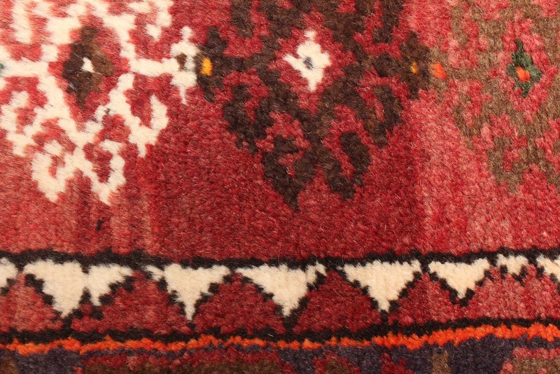 Vintage 4'2" x 6'3" Traditional Hand Knotted Vegetable Dye Wool Area Rug gallery