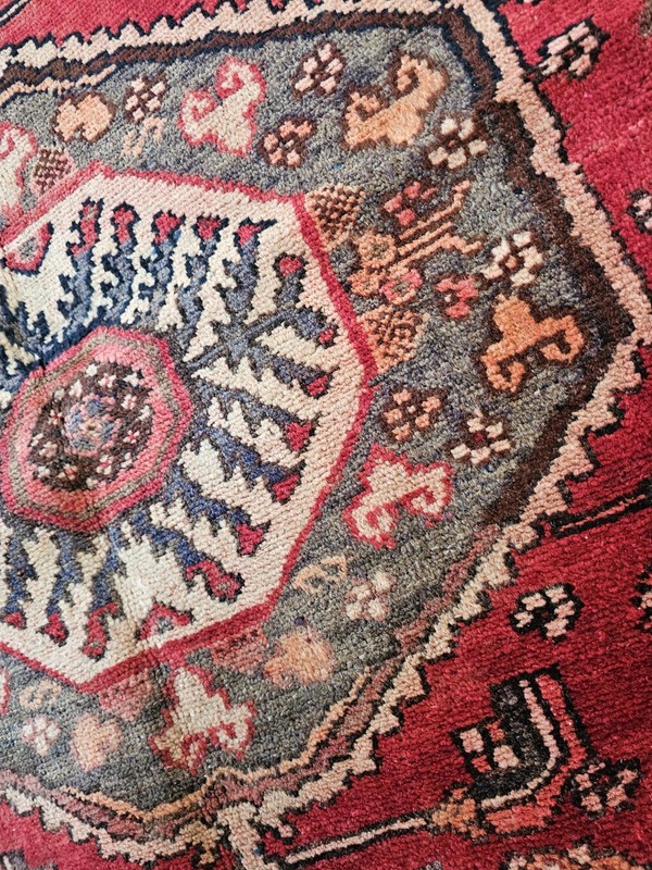 4.1x6.5 ANTIQUE FINE CAUCASIAN SERAPI HERIZ VINTAGE USHAK KAZAK RUG gallery