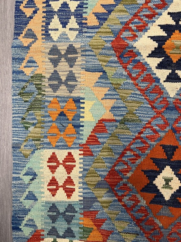 Vintage Kilim Traditional Hand Made Oriental Wool Kilim 5ftx3.2ft 151cmx103cm gallery
