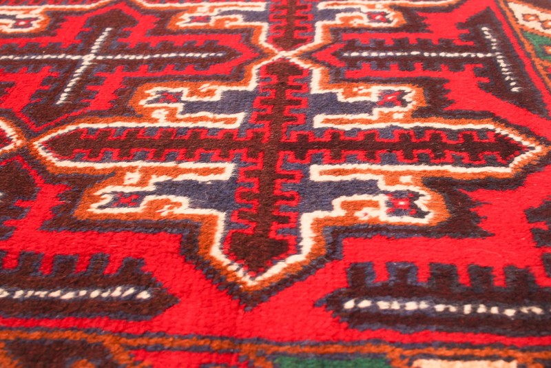 Vintage Hand-Knotted Area Rug 2'9" x 6'4" Traditional Oriental Wool Carpet gallery