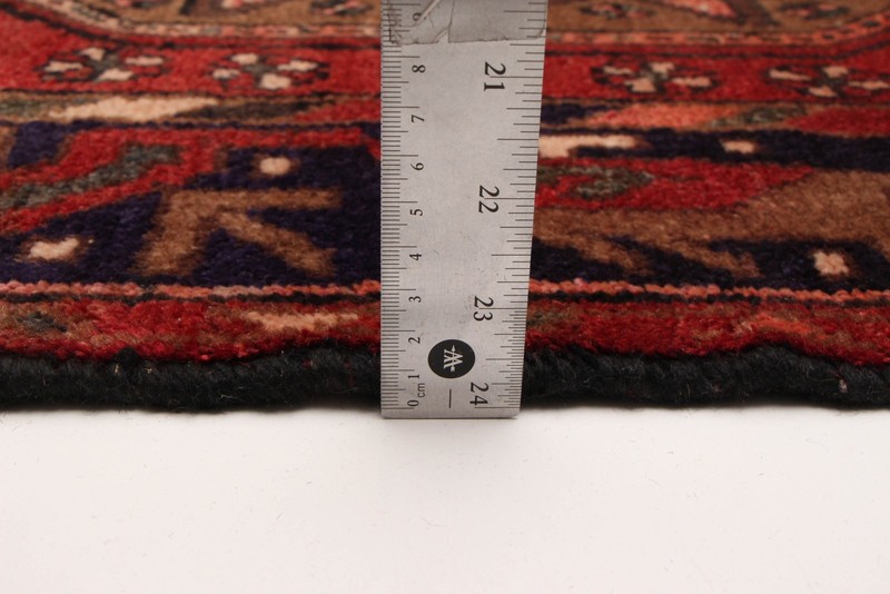 Vintage Hand-knotted Runner Rug 3'6" x 9'10" Traditional Oriental Wool Carpet gallery