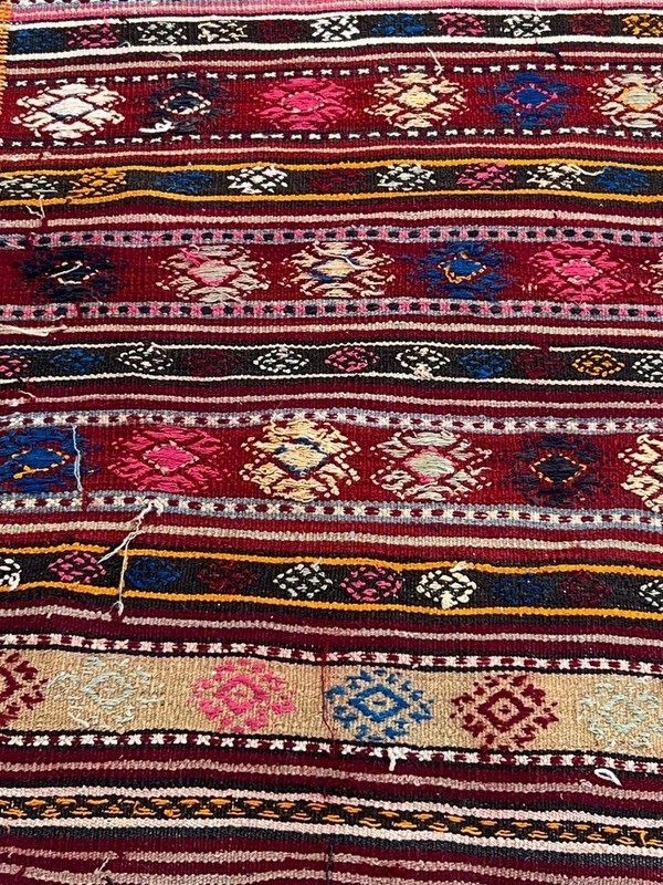 Hand Knotted Vintage Tribal Sumack 100% Wool Rug Made In Afghanistan. gallery