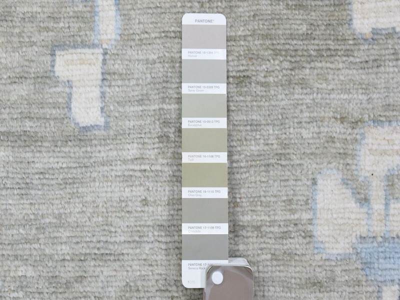 Exquisite Grey Color Angora Pile Oushak Collection Rug 14'0" x 17'10" Must See gallery