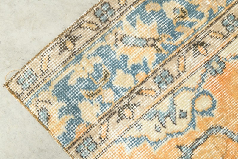 3x4 Turkish Area Rug Hand-Knotted Vintage Oushak Small Wool Rug Decor Carpet,966 gallery