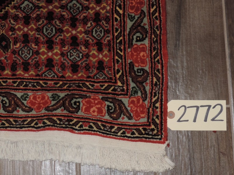 2x10ft. Handmade Ardabil Wool Runner gallery