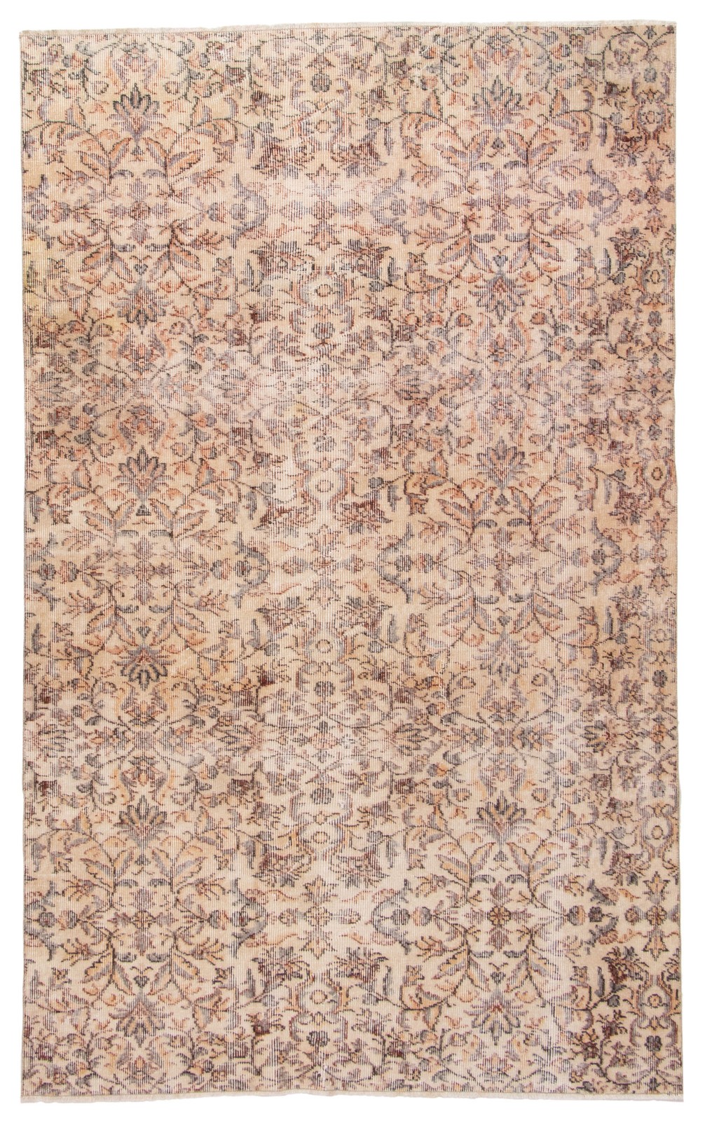 Vintage 4'10" x 8'0" Traditional Hand Knotted Vegetable Dye Wool Area Rug gallery