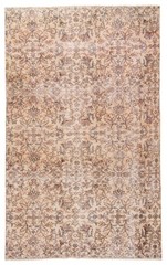 Vintage 4’10” x 8’0″ Traditional Hand Knotted Vegetable Dye Wool Area Rug