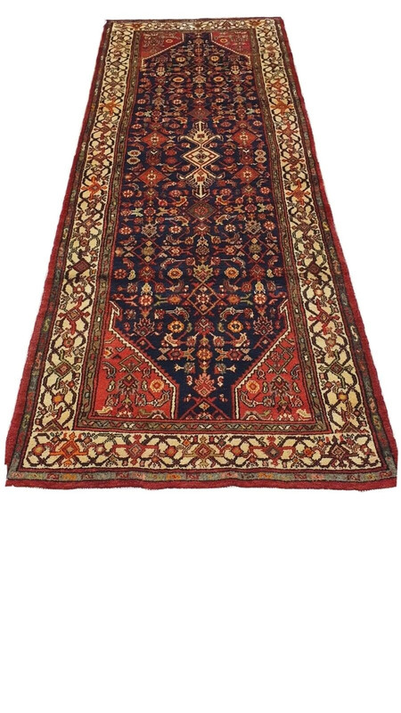 Fine Vintage 1930-1940's Wool Pile Vgy Dyes High-Karabahk Runner 3'8" x 10'6" gallery