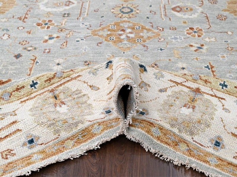Stunning Vegy Dye,Wool Pile Legendary Oushak Rug 10'1"x13'10" gallery