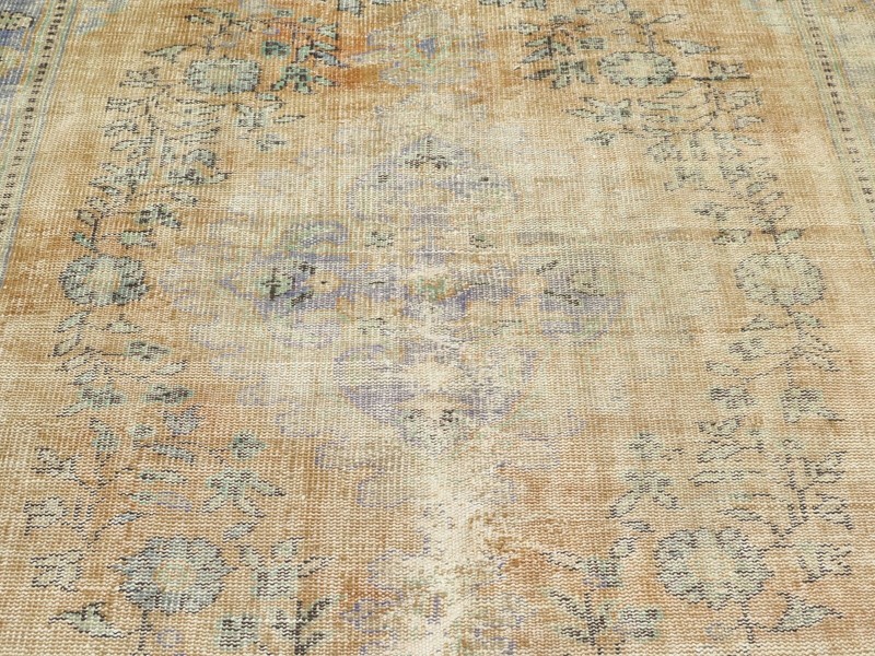 Vintage Rug, Anatolia Carpet, Distressed Rug, Floor Carpet Handmade Rug 73"X109" gallery