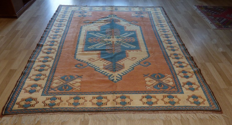1970's Fine Antique Caucasian Kazak Handmade Rug 8Ft X 10' 7" Free Shipping gallery