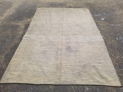 Vintage Traditional Handmade Turkish Wool Kilim Rug Carpet 9.5×6.2 ft