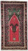 Vintage Turkish Konya Hand-Knotted Rug 41"x74" Anatolian Wool Rug 1960s gallery