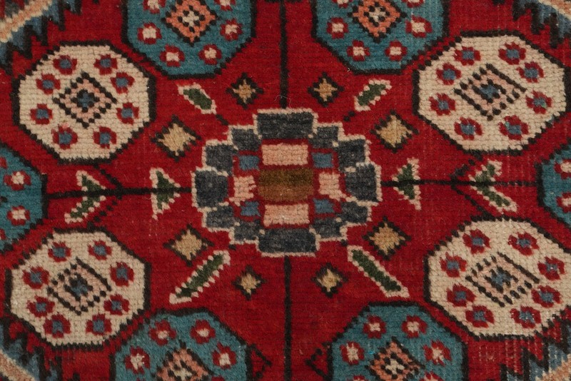 Light Green Geometric Traditional Accent Rug 3x5 ft Hand-knotted Wool gallery