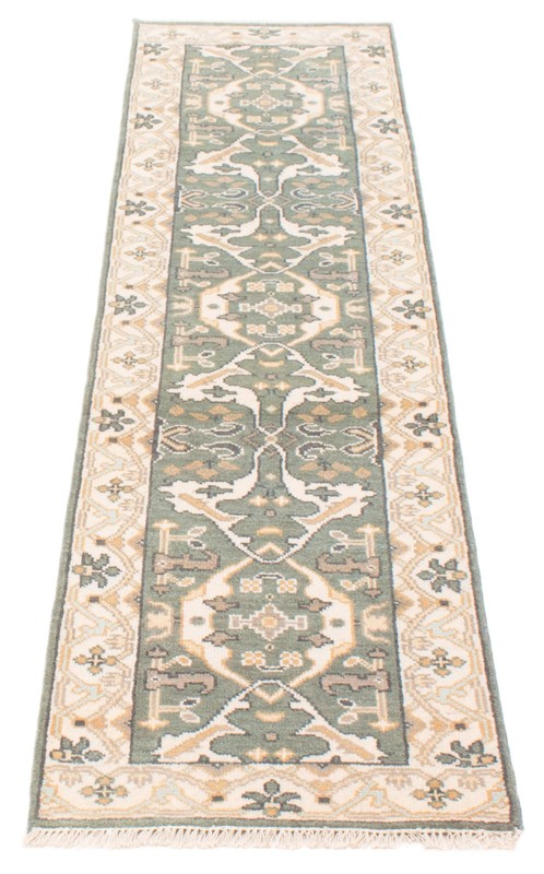 2'7" x 9'10" Vintage Hand-knotted Runner Rug Traditional Oriental Wool Carpet gallery