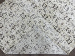 5×8 Beige Turkish Area Rug, Handmade Neutral Vintage Wool Oushak Rug, 4.6×7.8 Ft