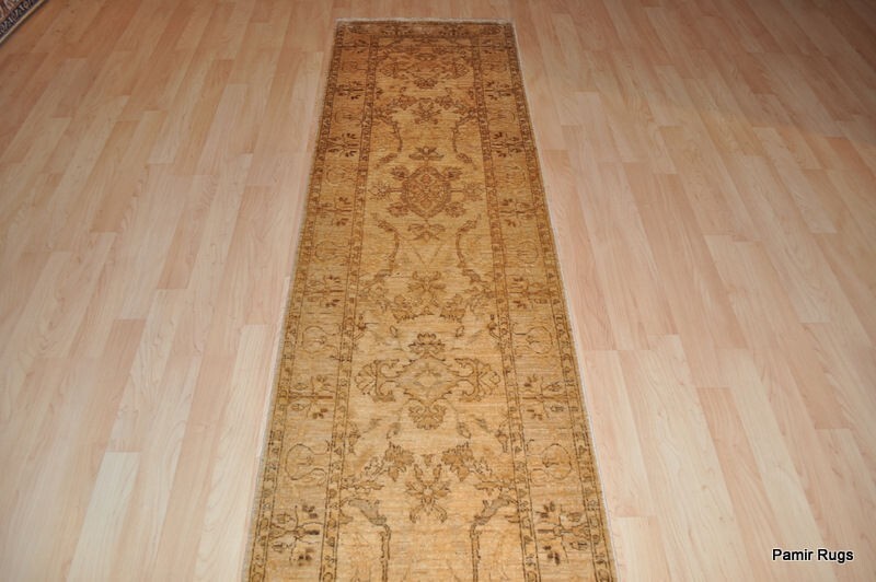 15 FT Handmade MUTED SOFT COLORS vegetable dyed best quality **HALL-RUNNER**