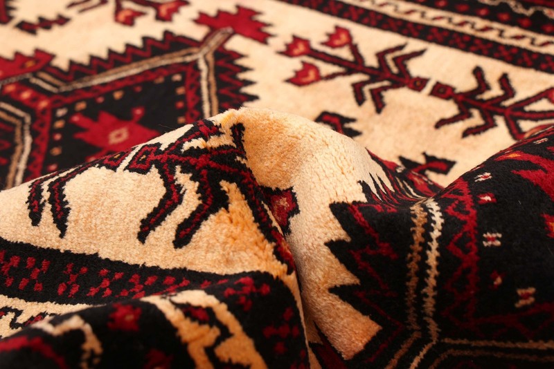 Traditional Vintage Hand-Knotted Area Rug 3'7" x 5'11" Oriental Wool Carpet gallery