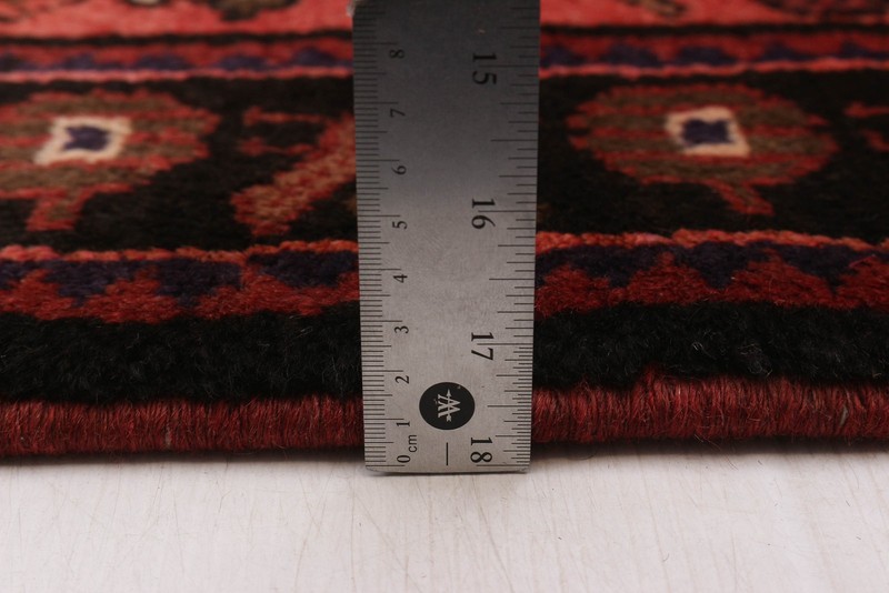 3'7" x 9'10" Vintage Hand-knotted Runner Rug Traditional Oriental Wool Carpet gallery