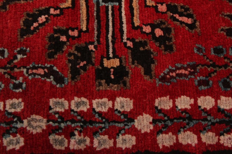 2'8" x 9'5" Vintage Hand-knotted Runner Rug Traditional Oriental Wool Carpet gallery