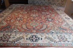 8X10 FT. Handmade Hand-knotted Rug Natural Wool Mahal Sultanabad