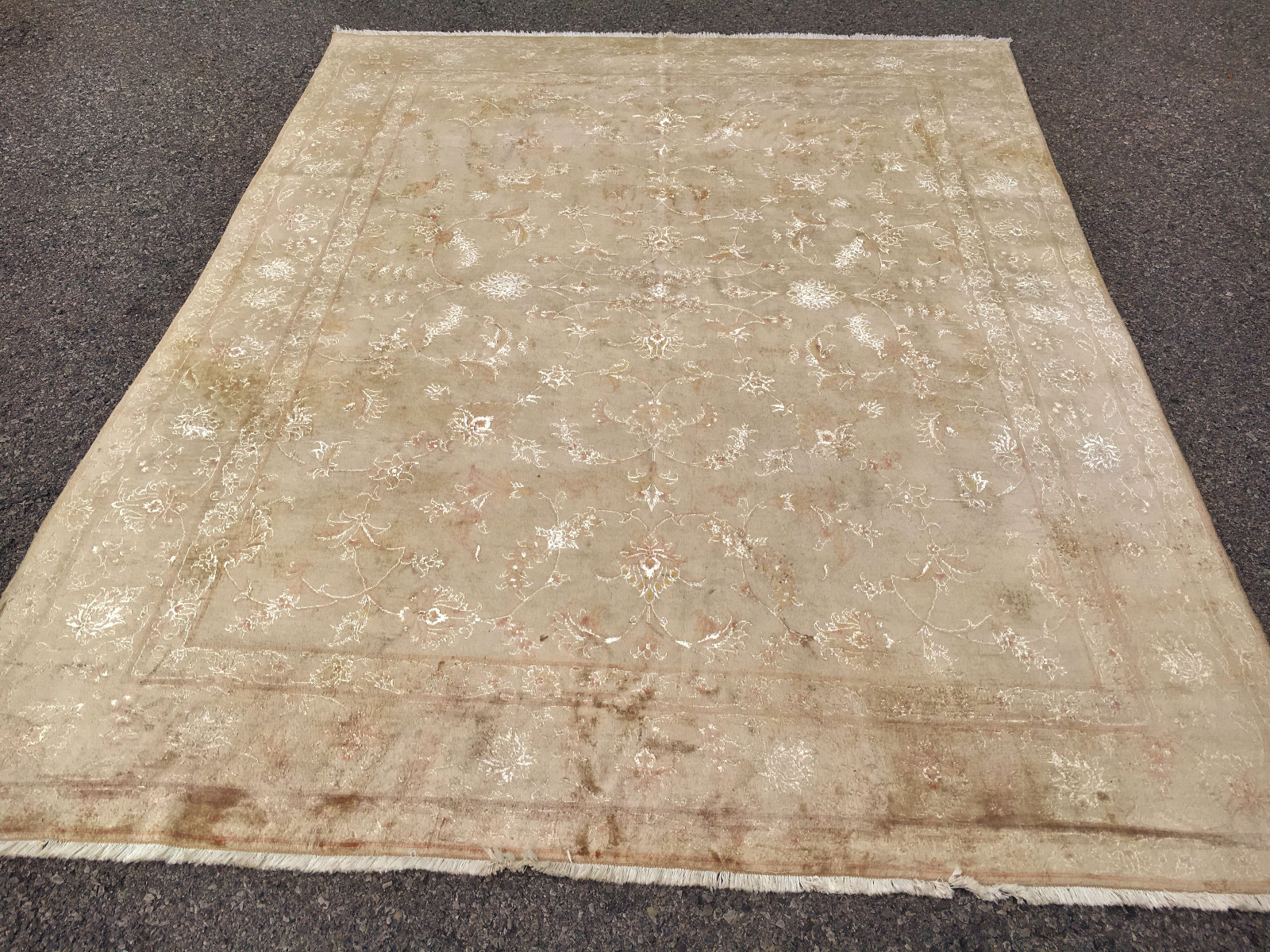 7x8ft Antique Amarican Handmade Washed out T...z Rug 60 Raj KPSI 400 gallery