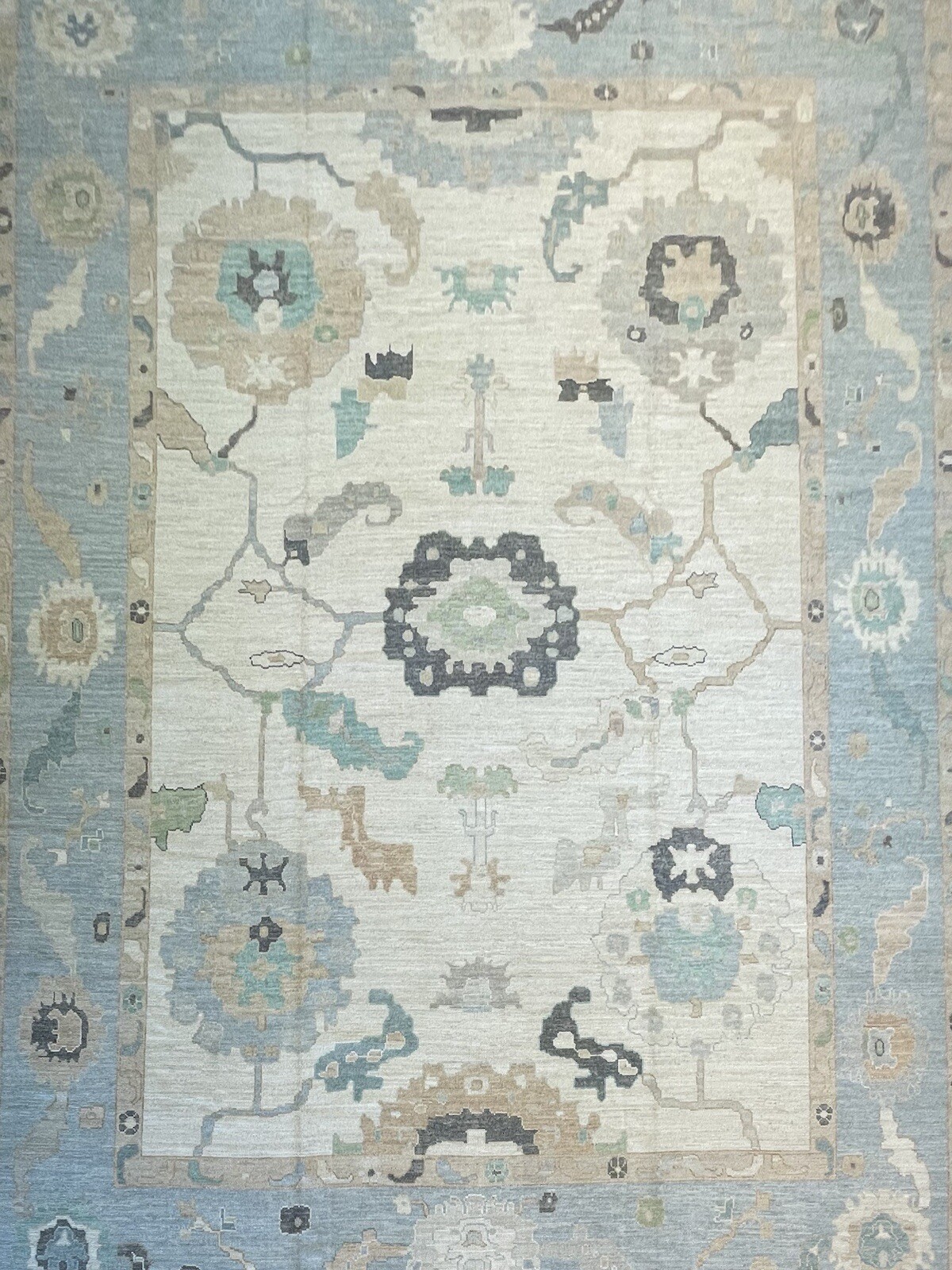 Vivid Oushak - Vintage Turkish Rug - Tribal Carpet - 13 x 17 ft. gallery
