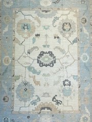 Vivid Oushak – Vintage Turkish Rug – Tribal Carpet – 13 x 17 ft.
