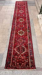 3′ x 16’2” Vintage Rug Runner Carpet Natural Village Handmade Rug.SKU:P1761