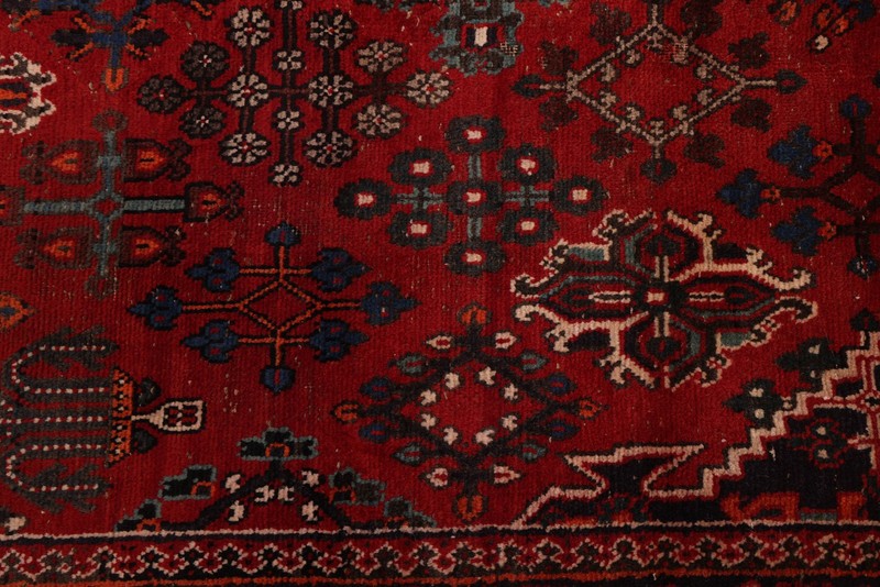 Vintage 6'11" x 10'4" Traditional Hand Knotted Vegetable Dye Wool Area Rug gallery