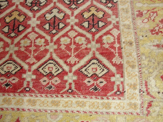 Antique Turkish Oushak Rug, 4' x 5'4" #15498 gallery