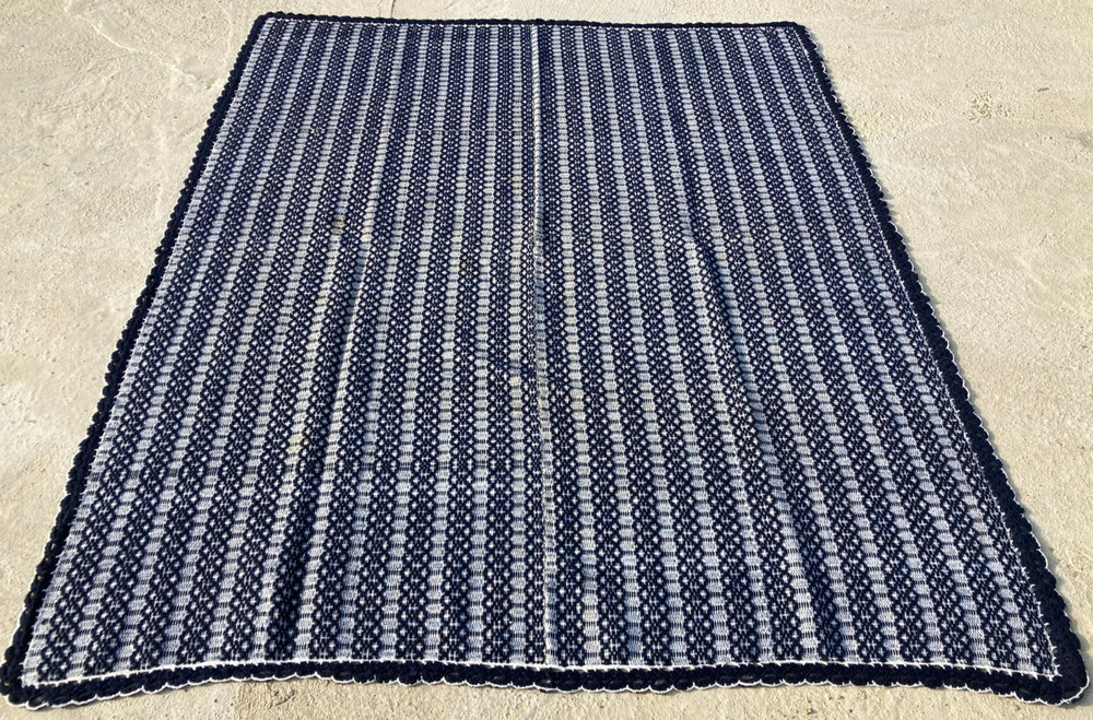 Vintage Handmade Beautiful Multicolor Kilim Rug Carpet 190x149 cm