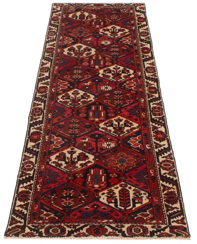 3'1" x 9'6" Vintage Hand-knotted Runner Rug Traditional Oriental Wool Carpet gallery