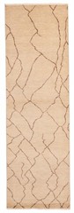 Vintage Hand-knotted Runner Rug 3’0″ x 9’9″ Traditional Oriental Wool Carpet