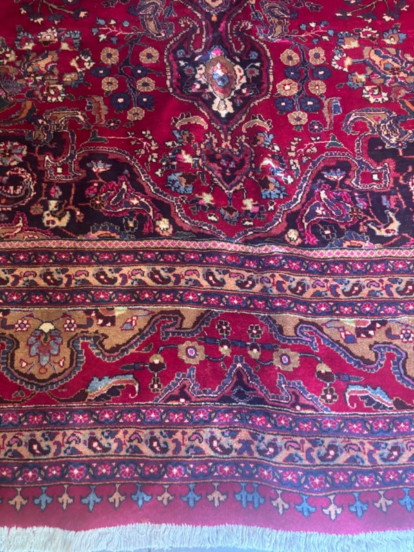 SIMI ANTIQUE. HAND MADE. 13X10 EXCELLENT CONDITION. FULL PILE. gallery