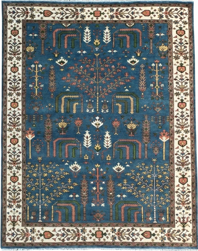 Tree Of Life Oushak Rugs Handmade Woolen 8x10 9x12 10x14 12x15 Luxury Area Rugs