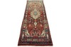 Vintage Tribal Runner 3’9” x 9’4” Red Wool Hand-Knotted Oriental Rug gallery