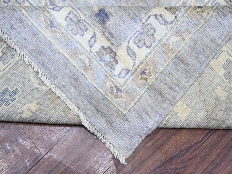 12' x 15'6" exquisite,Vegetable Dyes,Hand Knotted,Angora,Soft Wool Oushak Rug gallery