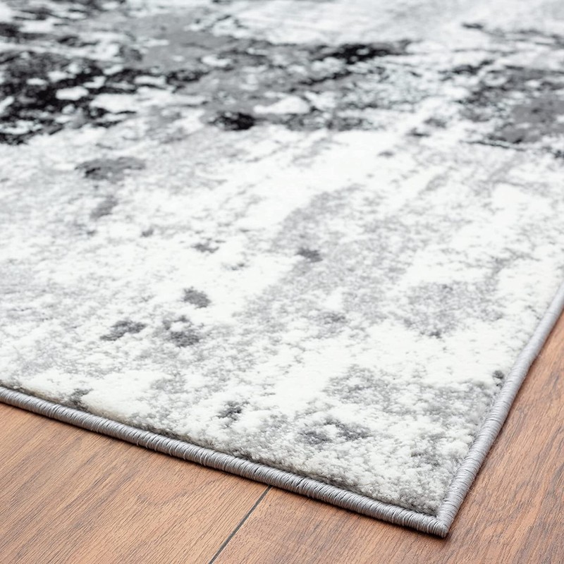 Contemporary Area Rug Gray Abstract Modern Rug Top Quality Carpets Premium Rugs gallery