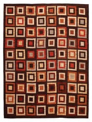 Vintage Hand Woven Area Rug 10’8″ x 14’1″ Traditional Wool Oriental Carpet