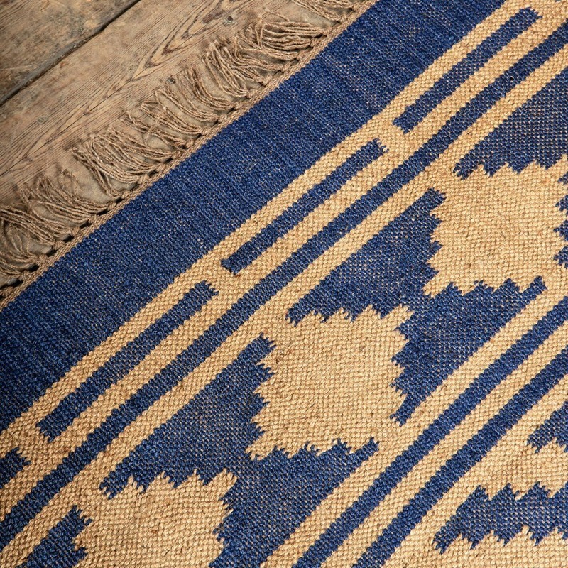 Rectangle Rug Modern Wool Jute Area Hallway Rug Kilim Vintage Accent Rug Runner gallery