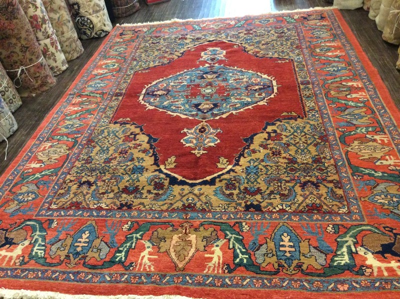 AUTHENTIC TURKISH AZERI RUG HAND KNOTTED BY WOVEN LEGENDS FROM 1970'S gallery